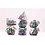 Foam Brain Vibrant Peacock RPG Dice Set