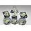 Foam Brain Colorful Chameleon RPG Dice Set