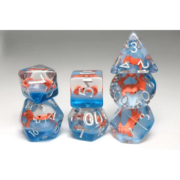 Foam Brain Cranky Crab RPG Dice Set