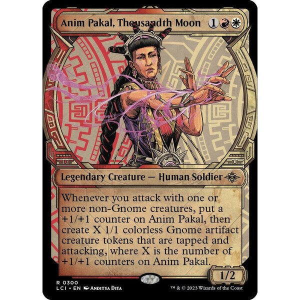 Magic: The Gathering Anim Pakal, Thousandth Moon (Showcase) (300) Lightly Played