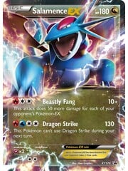 Pokemon Salamence EX (XY170) Moderately Played