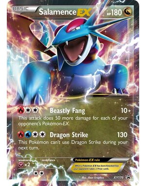 Pokemon Salamence EX (XY170) Moderately Played