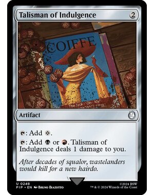 Magic: The Gathering Talisman of Indulgence (248) Lightly Played