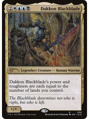 Magic: The Gathering Dakkon Blackblade (698) Lightly Played Foil