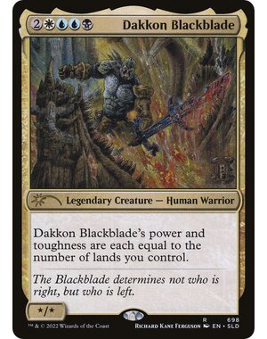 Magic: The Gathering Dakkon Blackblade (698) Lightly Played Foil