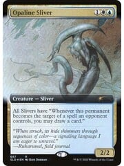 Magic: The Gathering Opaline Sliver (Extended Art) (667) Lightly Played Foil