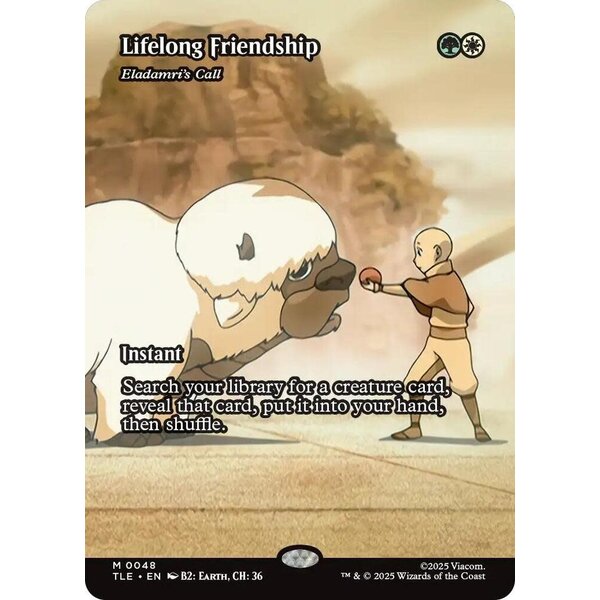 Magic: The Gathering Lifelong Friendship - Eladamri's Call (Borderless) (048) Lightly Played Foil