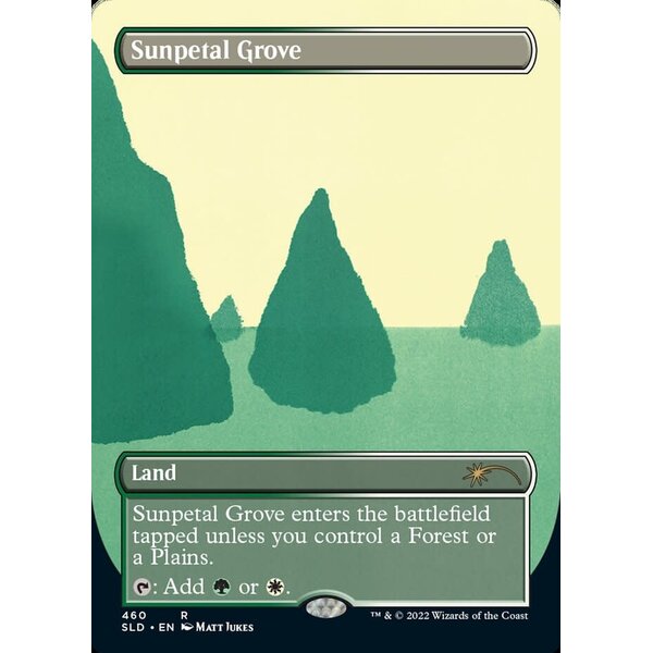 Magic: The Gathering Sunpetal Grove (460) Lightly Played Foil