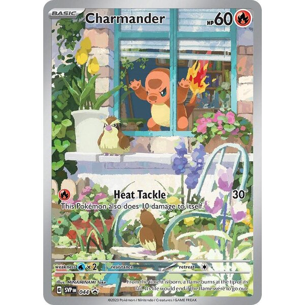 Pokemon Charmander (044) Near Mint Holofoil