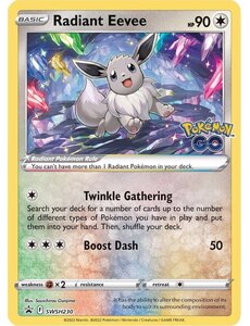 Pokemon Radiant Eevee (SWSH230) Damaged