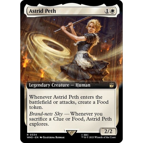 Magic: The Gathering Astrid Peth (Extended Art) (334) Lightly Played Foil