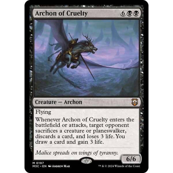 Magic: The Gathering Archon of Cruelty (197) Lightly Played