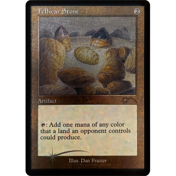 Magic: The Gathering Fellwar Stone (Foil Etched) (708) Near Mint Foil