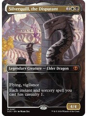 Magic: The Gathering Silverquill, the Disputant (Borderless) (287) Lightly Played Foil