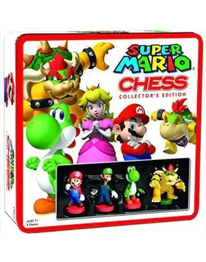 USAOPOLY Chess - Super Mario Bros (Collector's Tin)