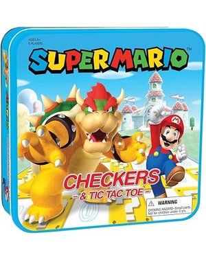 USAOPOLY Checkers Combo - Super Mario vs. Bowser