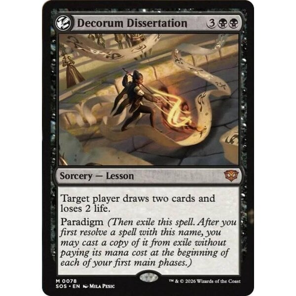 Magic: The Gathering Decorum Dissertation (078) Lightly Played