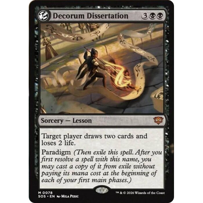 Magic: The Gathering Decorum Dissertation (078) Lightly Played