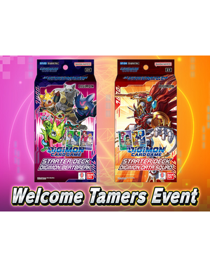 Bandai 5/25/26 Fountain Valley Digimon Welcome Tamers Starter Deck Event [ST-23 & ST-24] Monday 6 PM