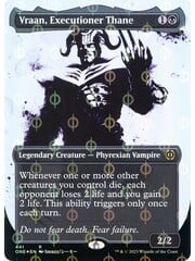Magic: The Gathering Vraan, Executioner Thane (Showcase) (Step-and-Compleat Foil) (441) Lightly Played