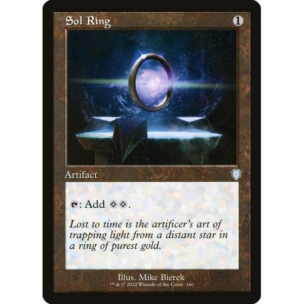 Magic: The Gathering Sol Ring (Retro Frame) (001) Lightly Played