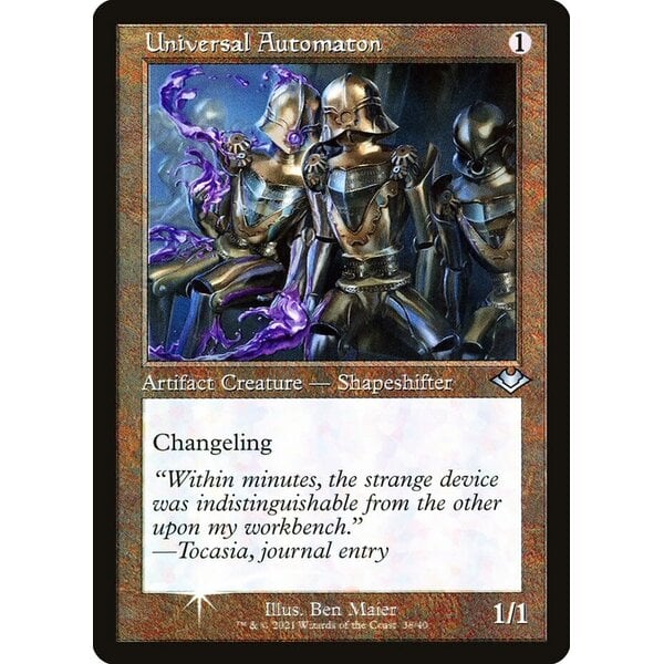 Magic: The Gathering Universal Automaton (Retro Frame) (Foil Etched) (038) Lightly Played Foil