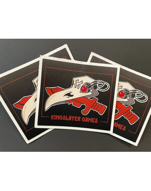  Kingslayer Corvus Skull Sticker