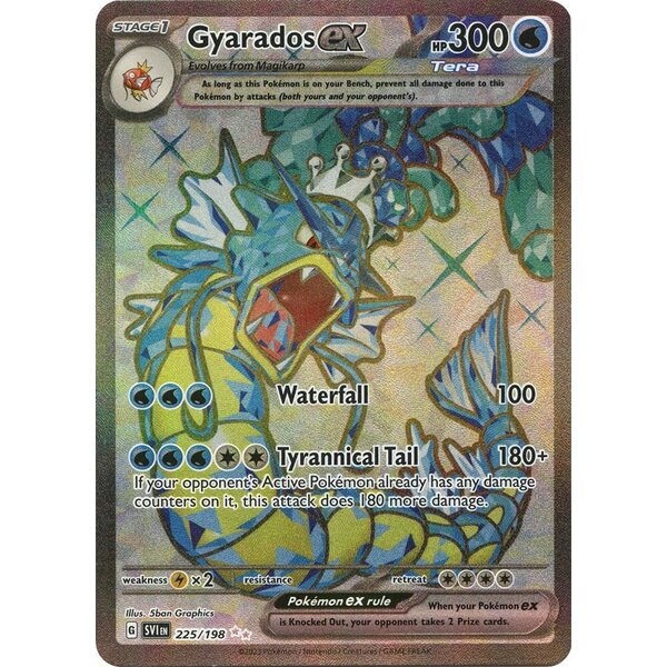 Pokemon Gyarados ex (225) Lightly Played Holofoil