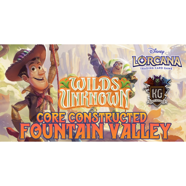 Disney Lorcana 5/25/26 Fountain Valley Lorcana Core Constructed Monday 630 PM