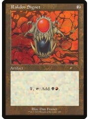 Magic: The Gathering Rakdos Signet (Foil Etched) (289) Lightly Played