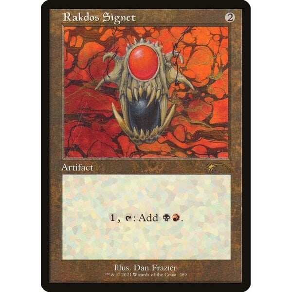 Magic: The Gathering Rakdos Signet (Foil Etched) (289) Lightly Played