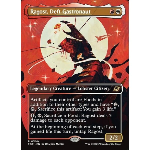 Magic: The Gathering Ragost, Deft Gastronaut (Borderless) (300) Lightly Played
