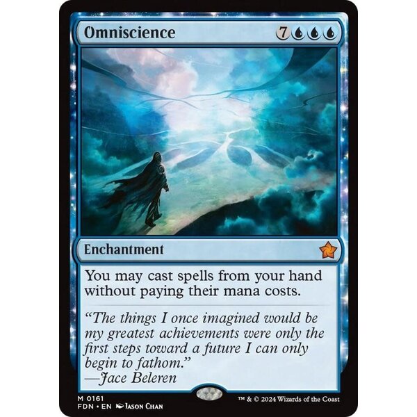 Magic: The Gathering Omniscience (161) Lightly Played