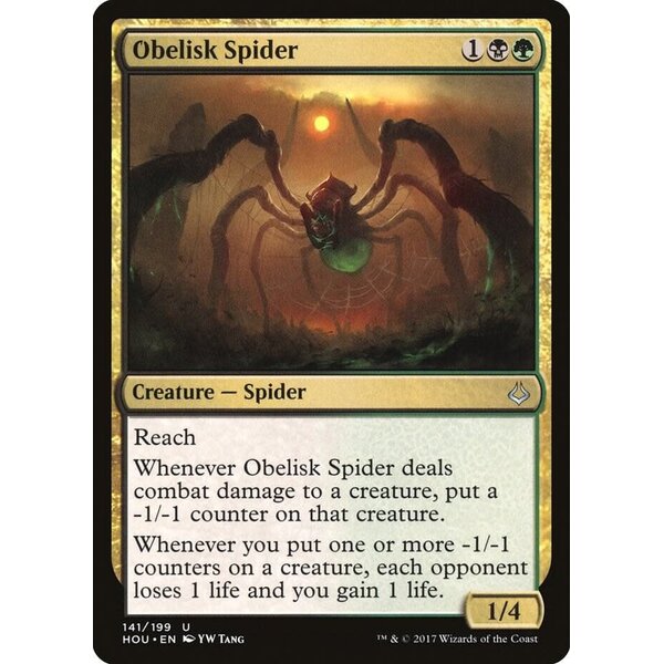 Magic: The Gathering Obelisk Spider (141) Lightly Played
