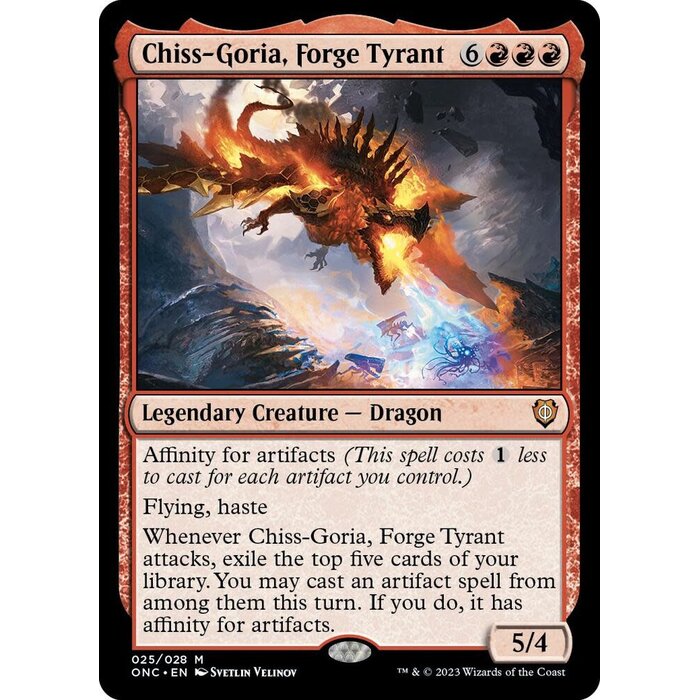 Magic: The Gathering Chiss-Goria, Forge Tyrant (025) Lightly Played