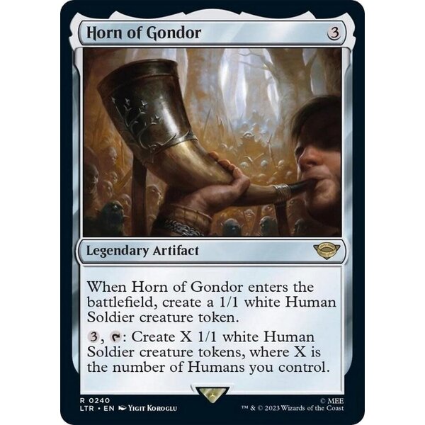 Magic: The Gathering Horn of Gondor (24) Lightly Played