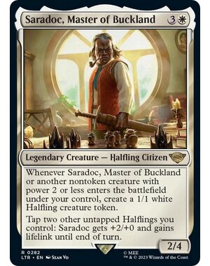 Magic: The Gathering Saradoc, Master of Buckland (282) Lightly Played Foil