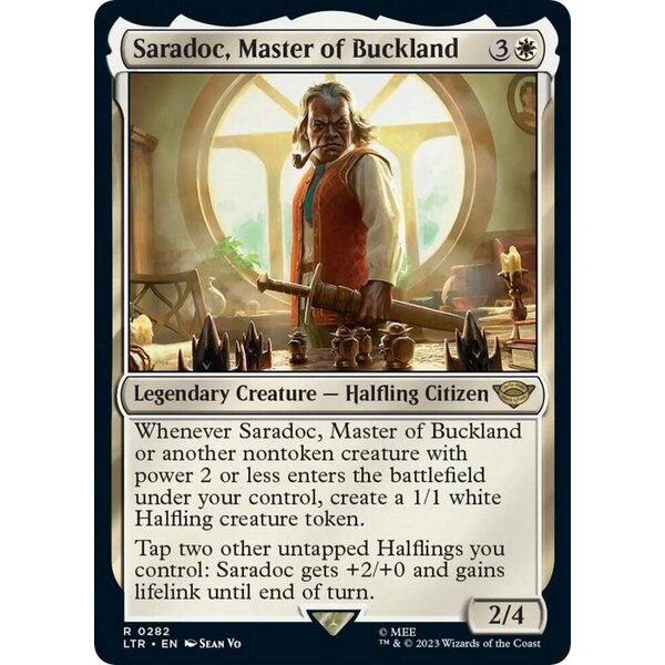 Magic: The Gathering Saradoc, Master of Buckland (282) Lightly Played Foil