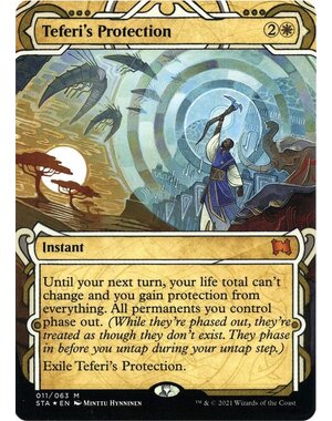 Magic: The Gathering Teferi's Protection (Foil Etched) (011) Lightly Played Foil