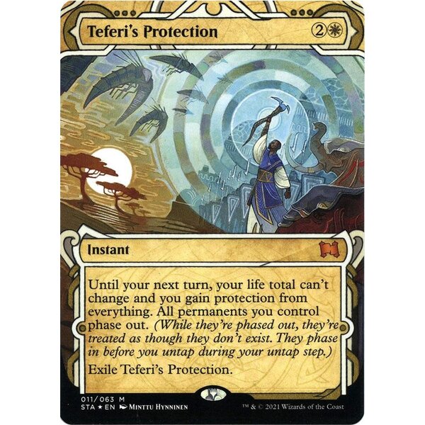 Magic: The Gathering Teferi's Protection (Foil Etched) (011) Lightly Played Foil