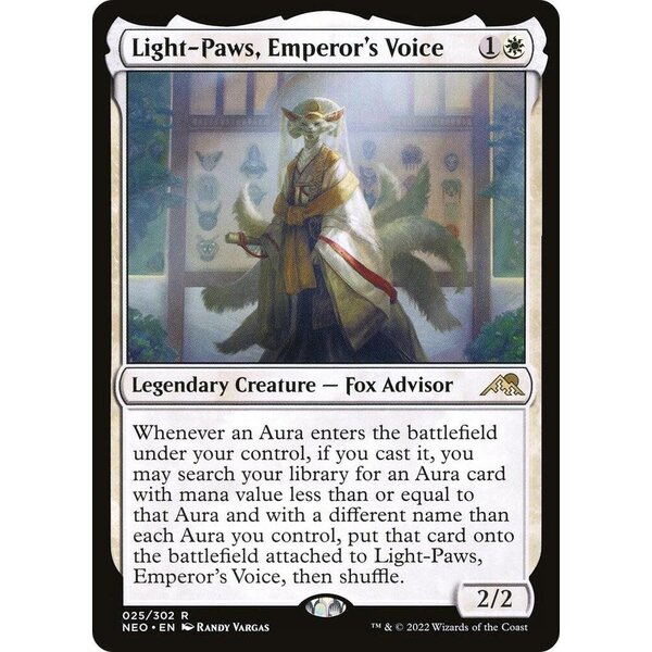 Magic: The Gathering Light-Paws, Emperor's Voice (025) Lightly Played