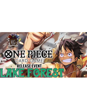 Bandai 6/10/26 Lake Forest One Piece The Time of Battle [OP-16] Release Event Wednesday 630 PM