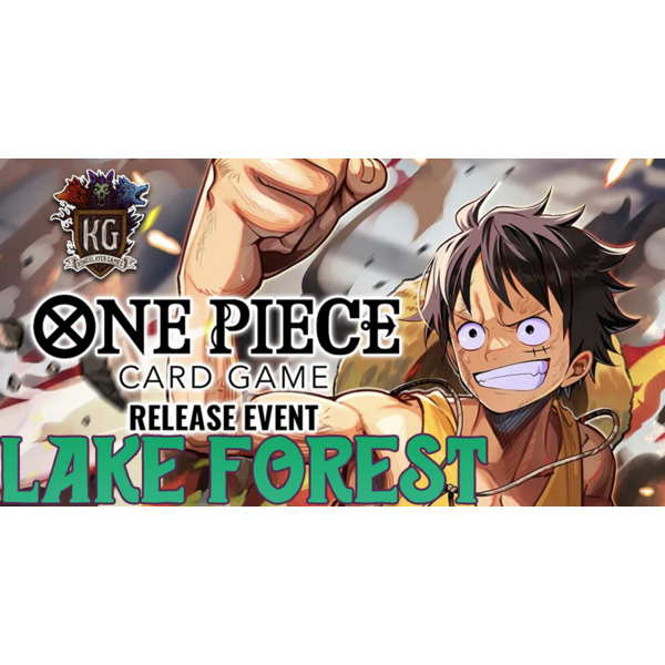 Bandai 6/10/26 Lake Forest One Piece The Time of Battle [OP-16] Release Event Wednesday 630 PM