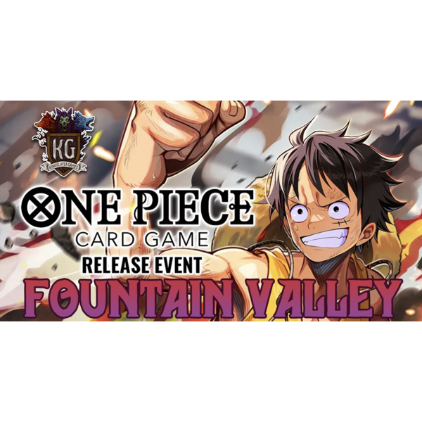 Bandai 6/11/26 Fountain Valley One Piece The Time of Battle [OP-16] Release Event Thursday 630 PM