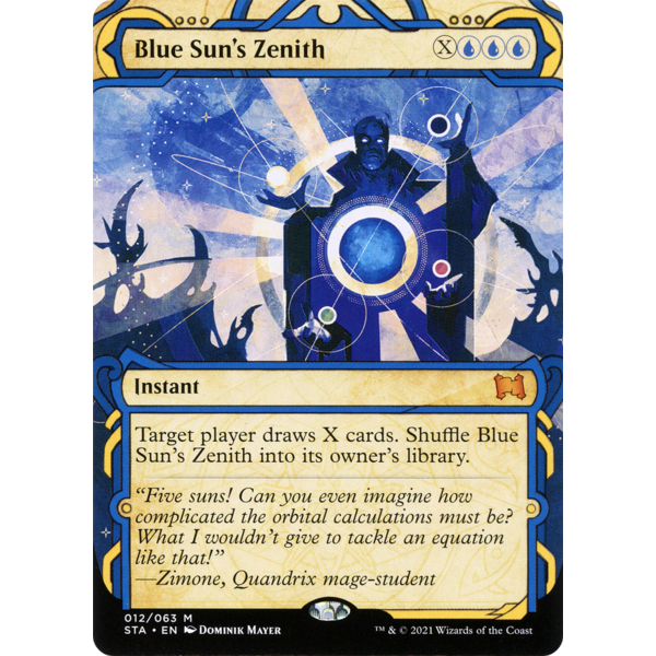 Magic: The Gathering Blue Sun's Zenith (012) Lightly Played