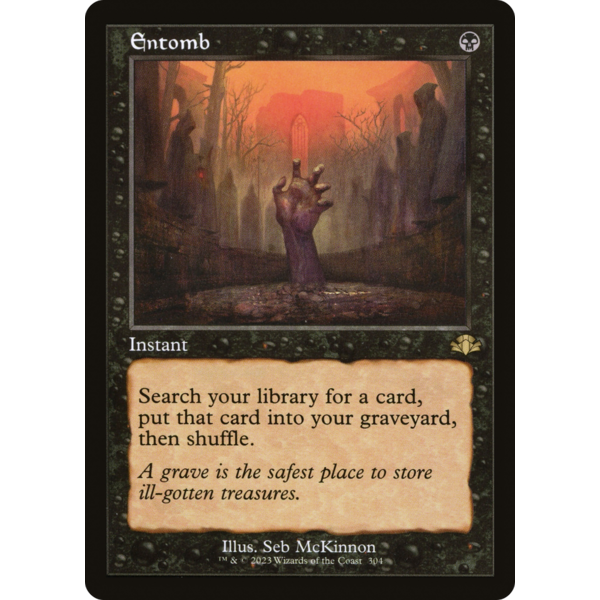 Magic: The Gathering Entomb (Retro Frame) (304) Lightly Played