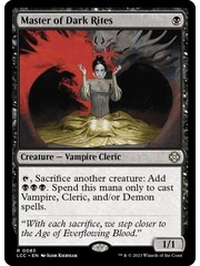 Magic: The Gathering Master of Dark Rites (083) Lightly Played