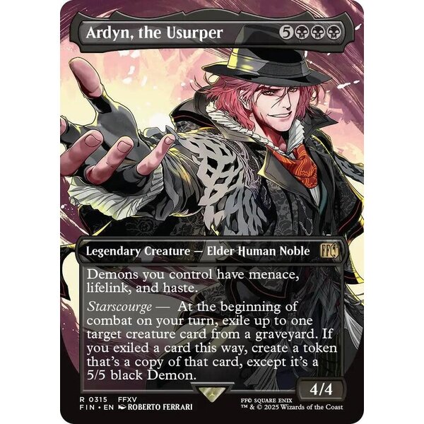 Magic: The Gathering Ardyn, the Usurper (Borderless) (315) Lightly Played