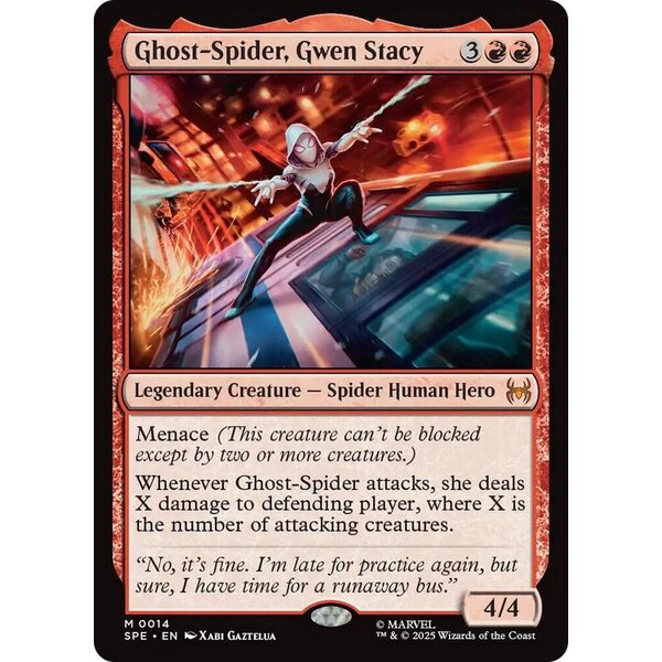 Magic: The Gathering Ghost-Spider, Gwen Stacy (014) Lightly Played Foil