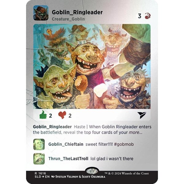 Magic: The Gathering Goblin Ringleader (Rainbow Foil) (1616) Lightly Played Foil